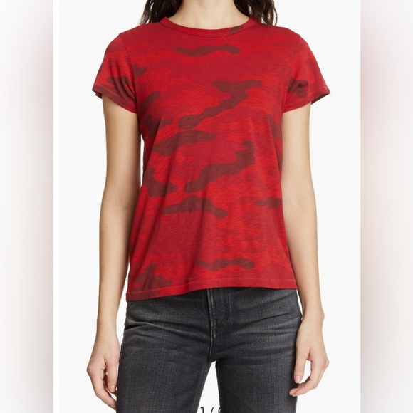 rag & bone Tops - Rag & Bone Red Camo Women's T-Shirt